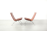 Lounge Chairs PK22 by Poul Kjaerholm for E. Kold Christensen