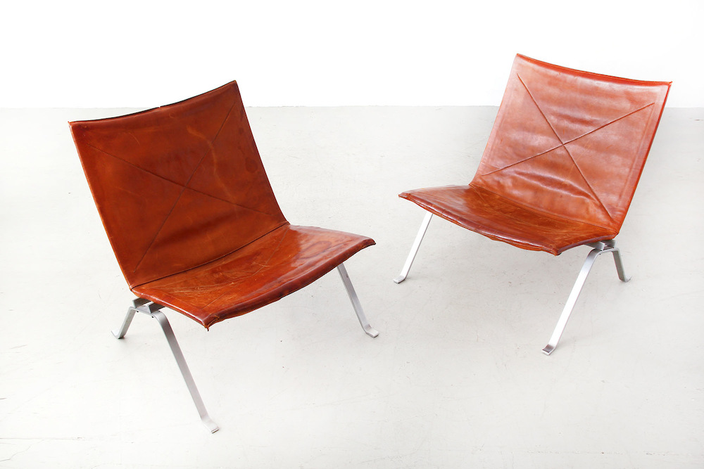 Lounge Chairs PK22 von Poul Kjaerholm für E. Kold Christensen