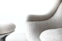 Lounge Chair & Hocker by Warren Platner for Knoll International