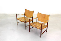 A pair of Lounge Safari Chairs